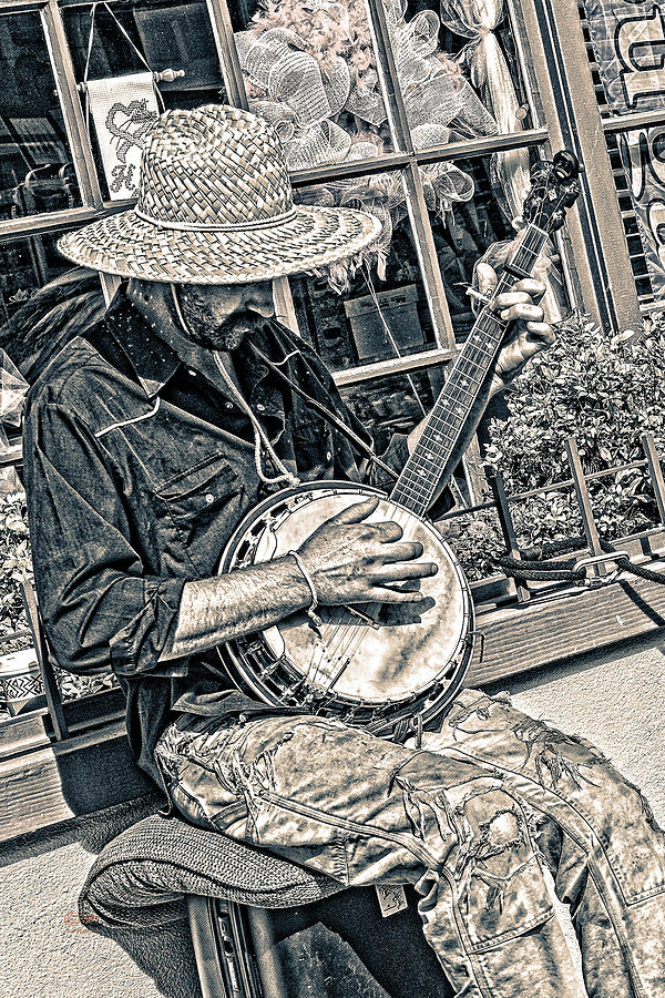 Banjo Man Photograph by Jim Thompson