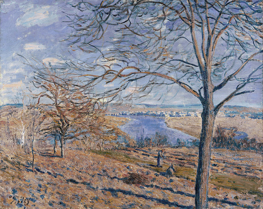 Banks of the Loing, Autumn Effect #2 Painting by Alfred Sisley