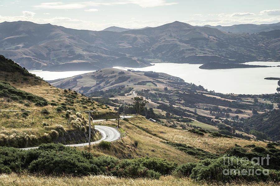 Banks peninsula near Chirstchurch in New Zealand #1 Photograph by Didier Marti