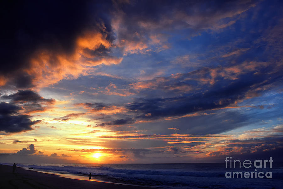Banzai Beach Sunset Photograph