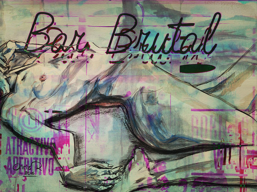 Bar Brutal #2 Digital Art by Christel Roelandt