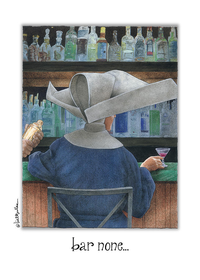 Martini Painting - Bar None... #2 by Will Bullas