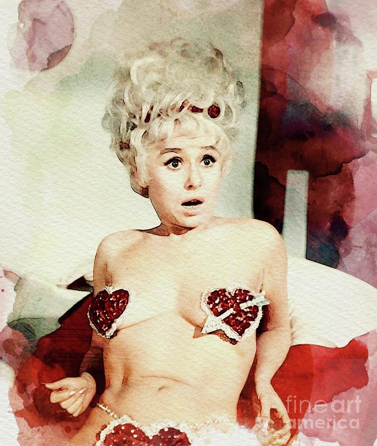 Hollywood Digital Art - Barbara Windsor, Carry On Actress #1 by Esoterica Art Agency