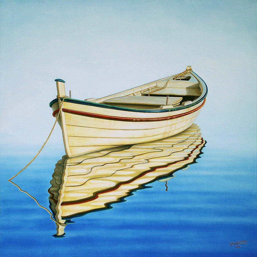 Boat Painting - Barca di Legno #1 by Horacio Cardozo