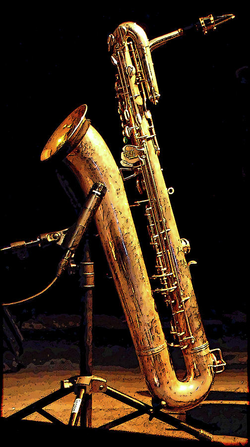 Baritone sax #1 Photograph by Andrei SKY
