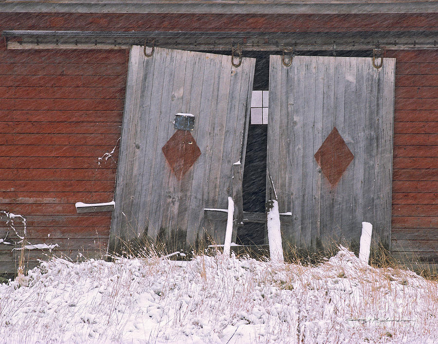 Barn Doors Jericho Center VT Photograph by George Robinson