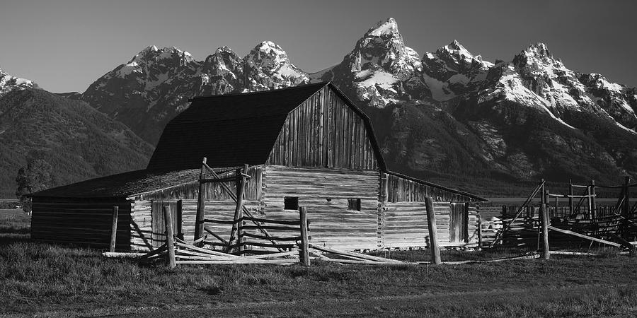 Grand Teton National Park Photograph - Barn in the Mountains #1 by Andrew Soundarajan