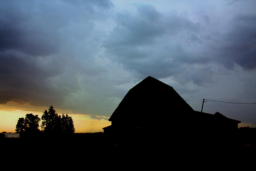 Barn storm #1 Photograph by David Matthews