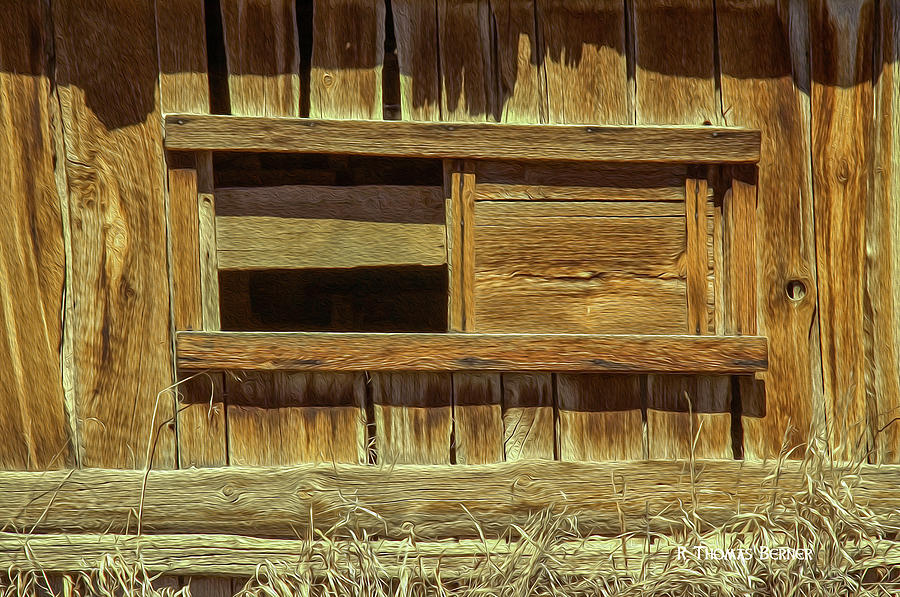 Barn Window #1 Photograph by R Thomas Berner