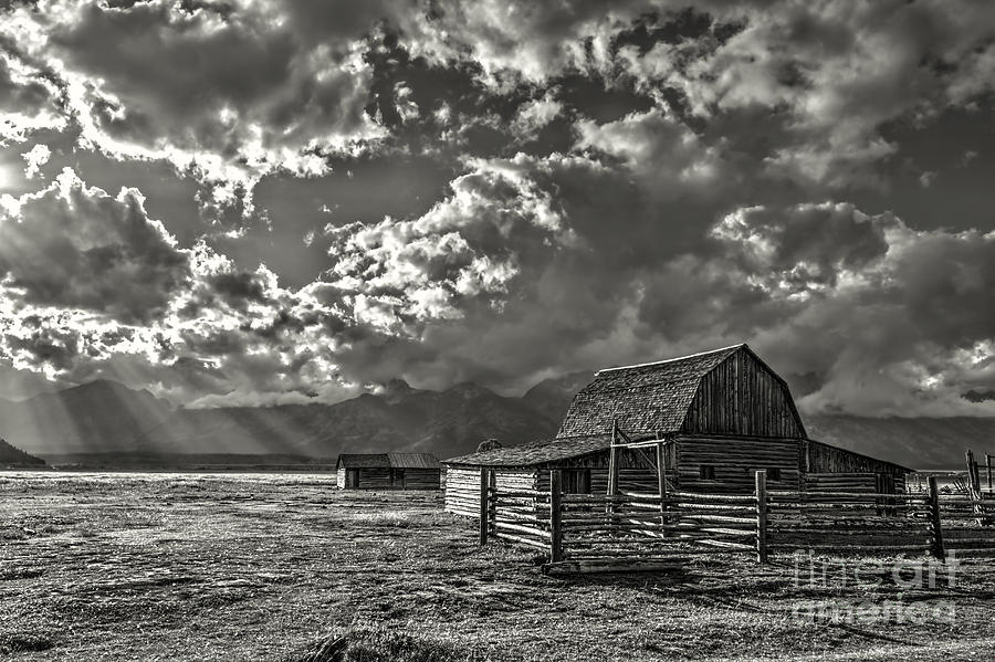 Grand Teton National Park Photograph - Barn with a View #1 by Gary Holmes