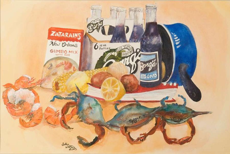 Still Life Painting - Barqs Has Bite #1 by Bobby Walters
