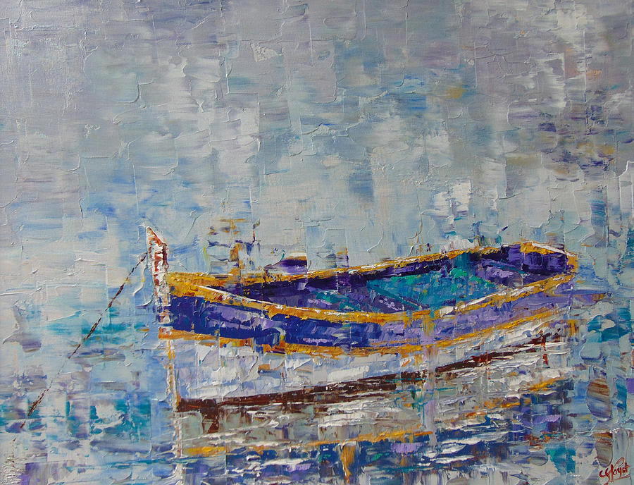 Barque de Provence #1 Painting by Frederic Payet