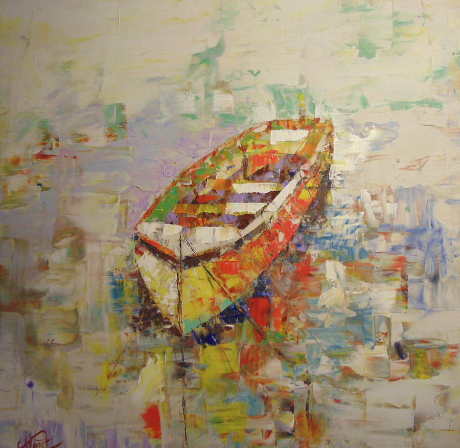 Barque #1 Painting by Frederic Payet