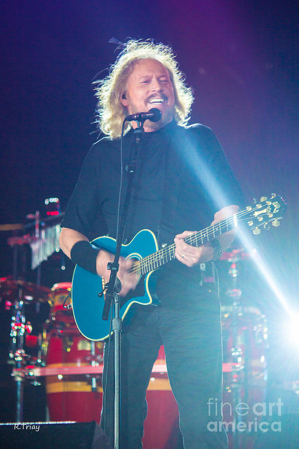 Barry Gibb in Condert Photograph by Rene Triay FineArt Photos