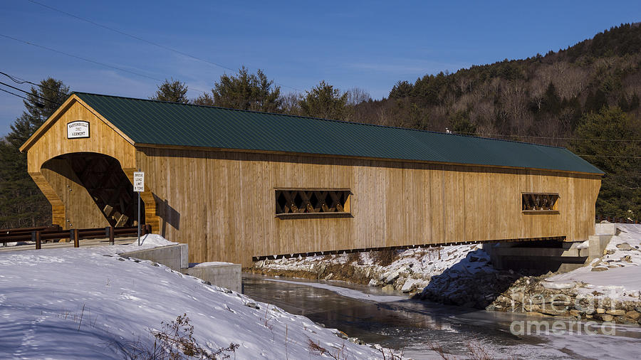 Bartonsville Covered Bridge #1 Photograph by Scenic Vermont Photography
