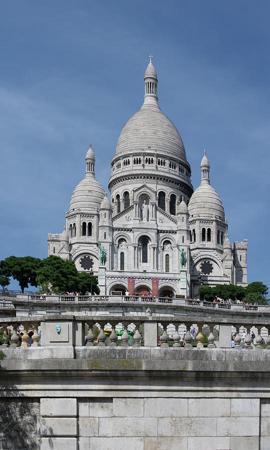 Basilica du Sacre-Coeur de Montmartre #1 Digital Art by Carol Ailles