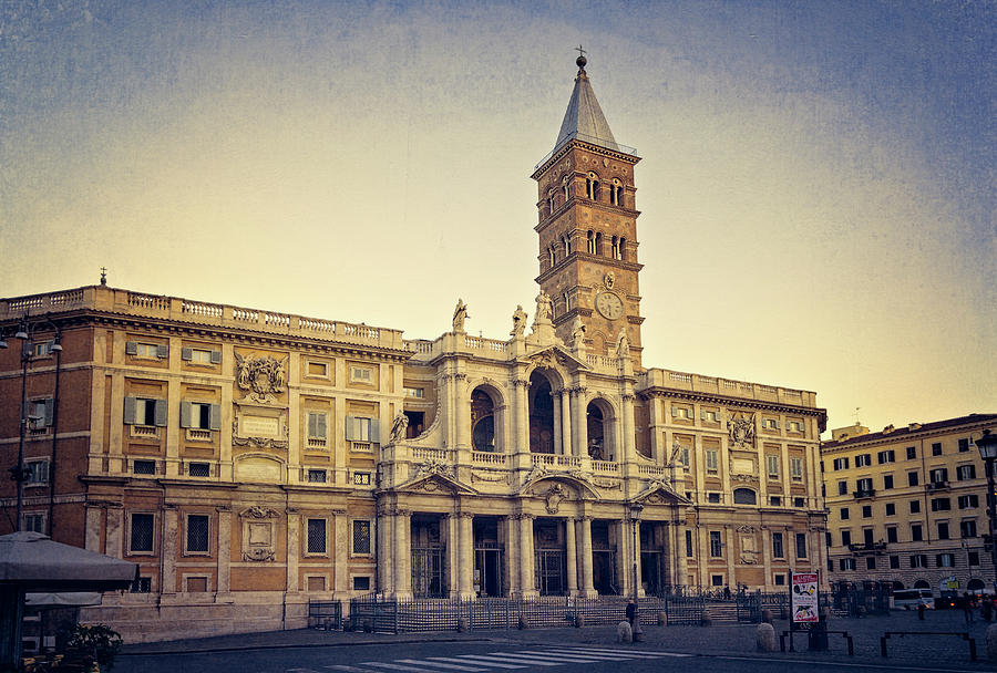 Basilica of Santa Maria Maggiore Rome Photograph by Joan Carroll