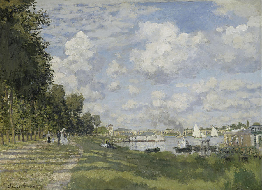 Claude Monet Painting - Bassin dArgenteuil #1 by Claude Monet