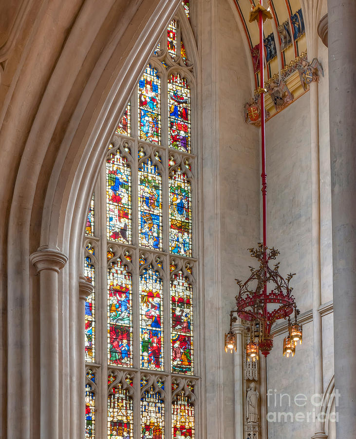 Bath Abbey interior #1 Photograph by Colin Rayner