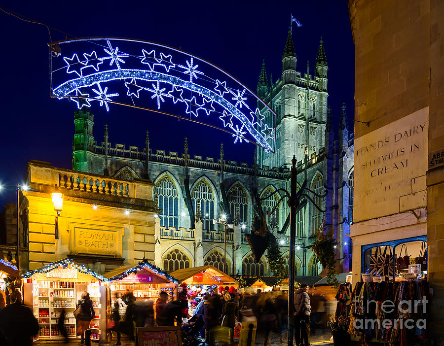 Bath Christmas Market #1 Photograph by Colin Rayner