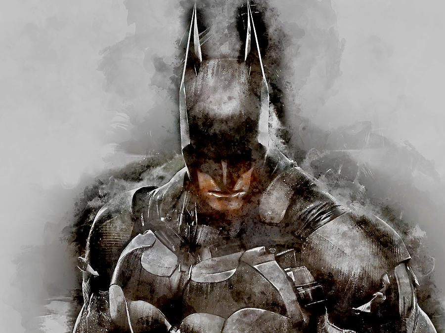 Batman #7 Mixed Media by Marvin Blaine
