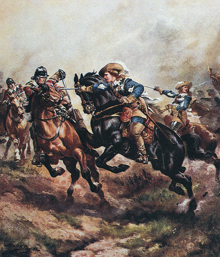 Horse Photograph - Battle Of Edgehill, 1642 #1 by Granger