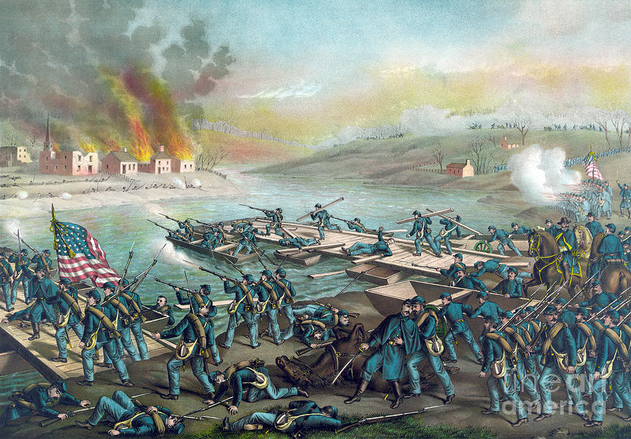 Battle Of Fredericksburg, 1862 #1 Photograph by Science Source