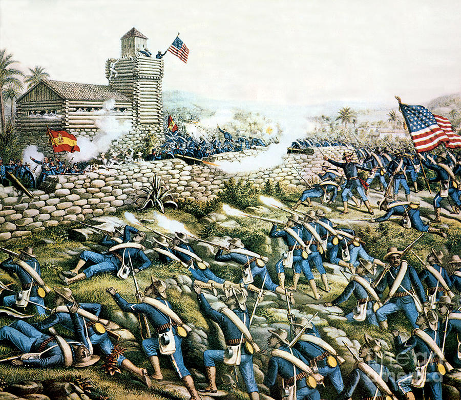 Battle Of San Juan Hill, 1898 Photograph by Science Source