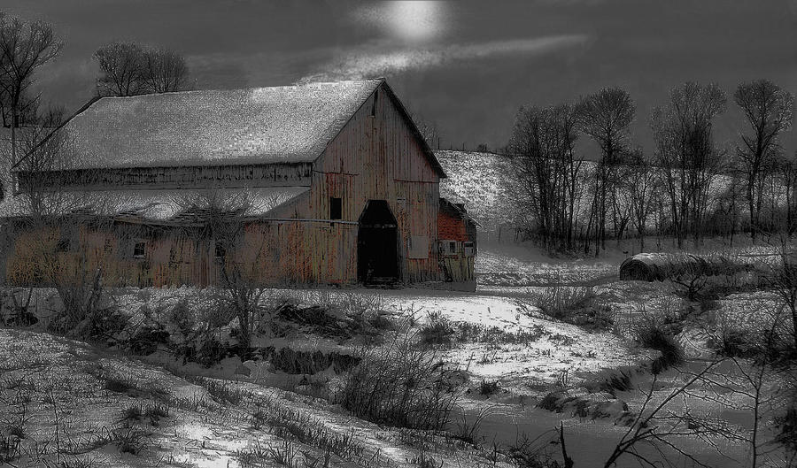 Barn Photograph - Battle Scars #1 by William Griffin