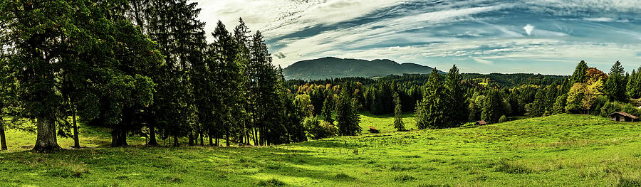 Bavarian Autumn Panorama #1 Photograph by Mountain Dreams