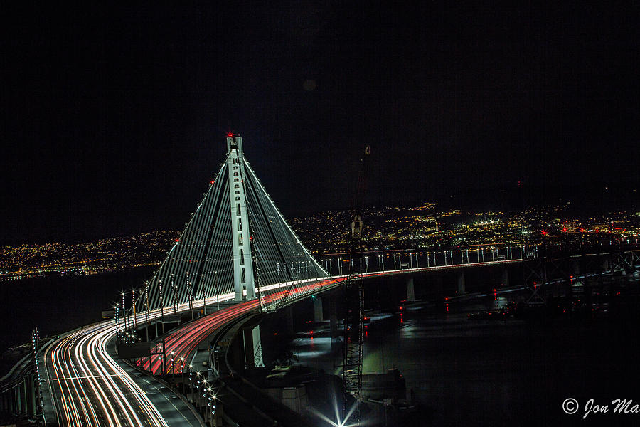 Oakland Photograph - Bay Bridge #1 by Jon Ma