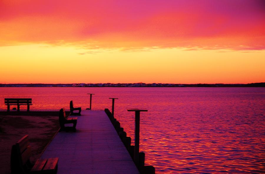 Bay Sunset #1 Photograph by Susan Carella