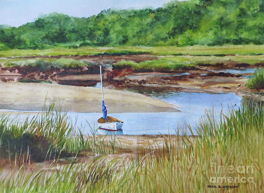 Bayside Marsh #1 Painting by Karol Wyckoff