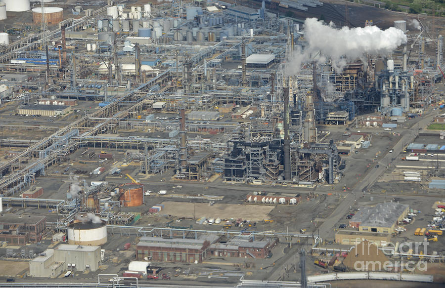 Bayway Refinery - Gas and Oil ConocoPhillips Refinery in Newark #3 Photograph by David Oppenheimer
