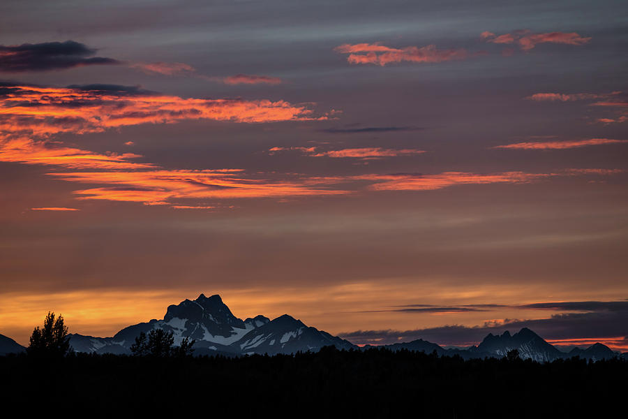 BC Mountain Sunset #1 Photograph by Ryan Heffron