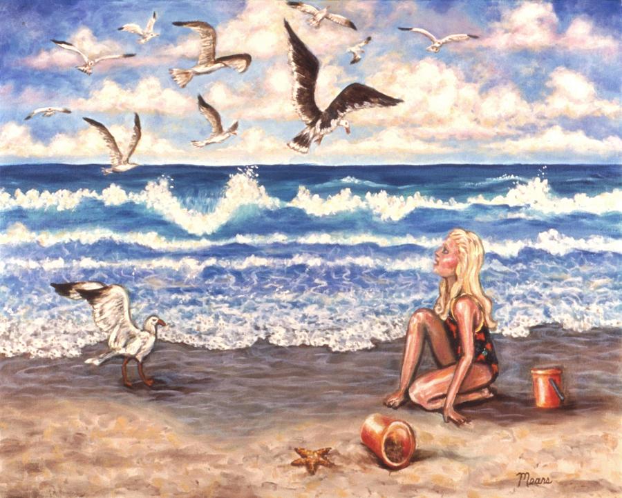 Beach Painting - Beach Bliss by Linda Mears