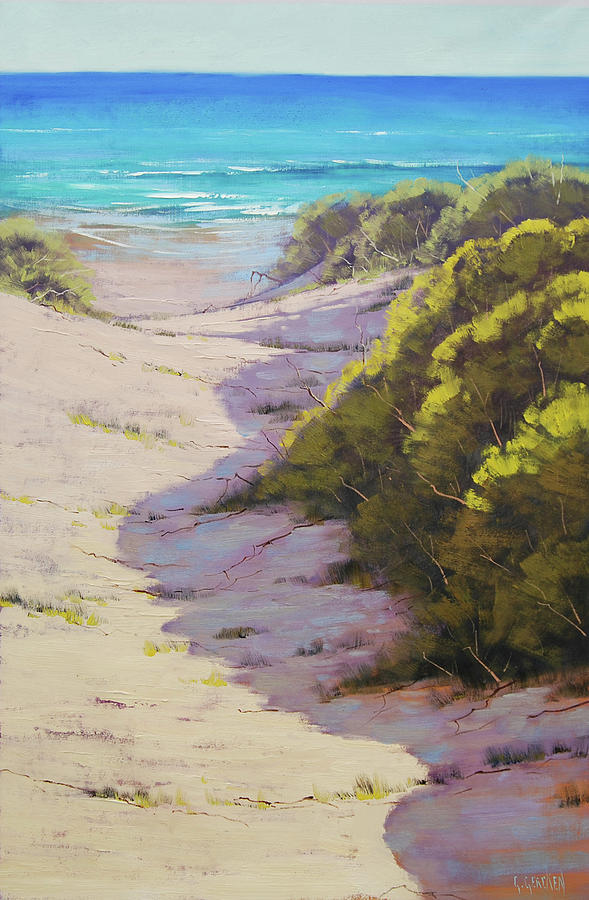 Beach Dunes Painting By Graham Gercken - Fine Art America