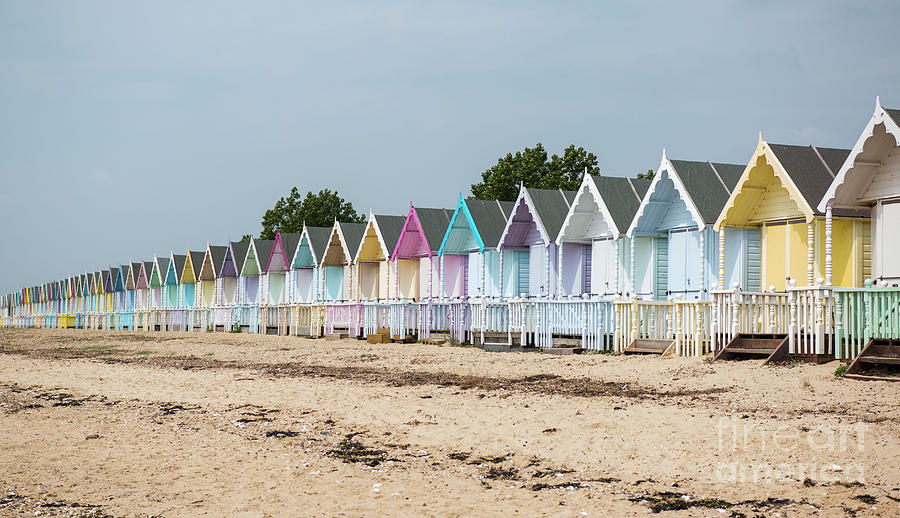Beach Huts #1 Photograph by Roger Lighterness