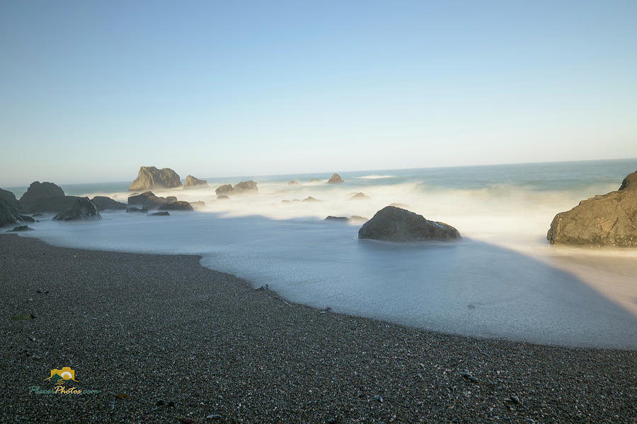 Beach, Rocks and Surf #1 Photograph by Jim Thompson