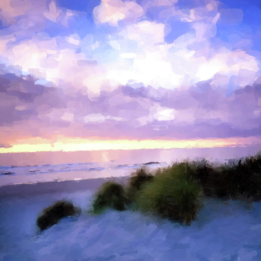 Beach Sawgrass #1 Digital Art by Gary Grayson