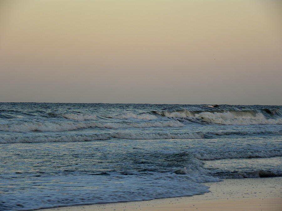 Sunset Photograph - Beach Sunset-2 #1 by Janet Dickinson
