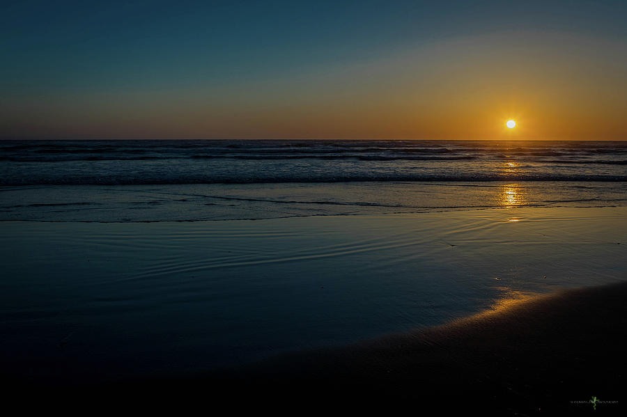 Beach Sunset #1 Photograph by David Barile