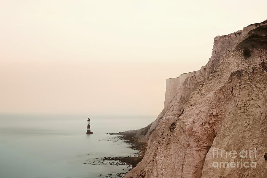 Mountain Photograph - Beachy Head cliff and lighthouse #1 by Sasha Samardzija