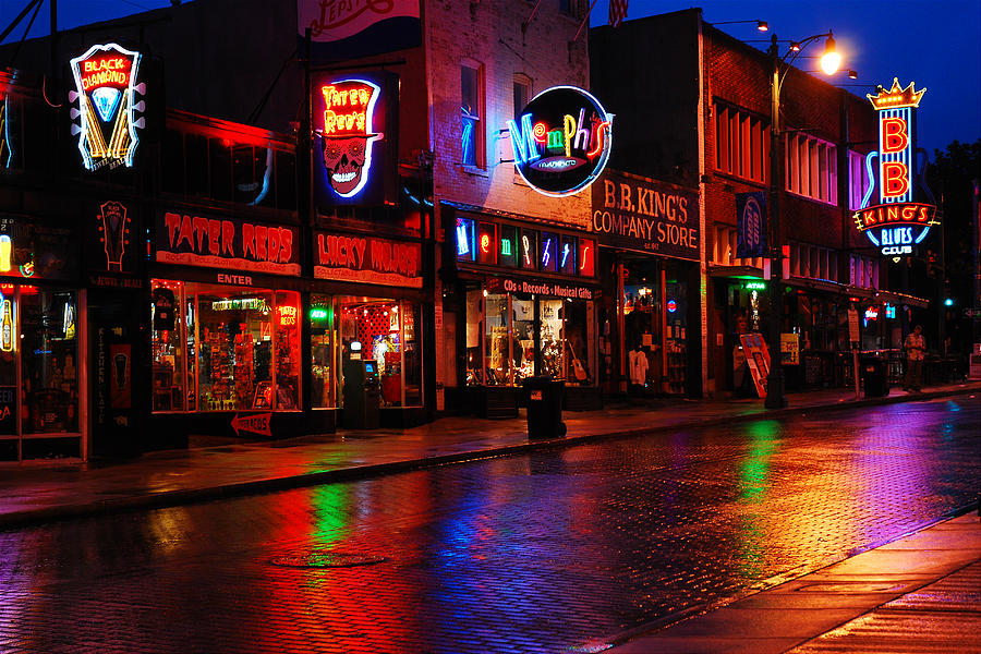 Beale Street Memphis #1 Photograph by James Kirkikis