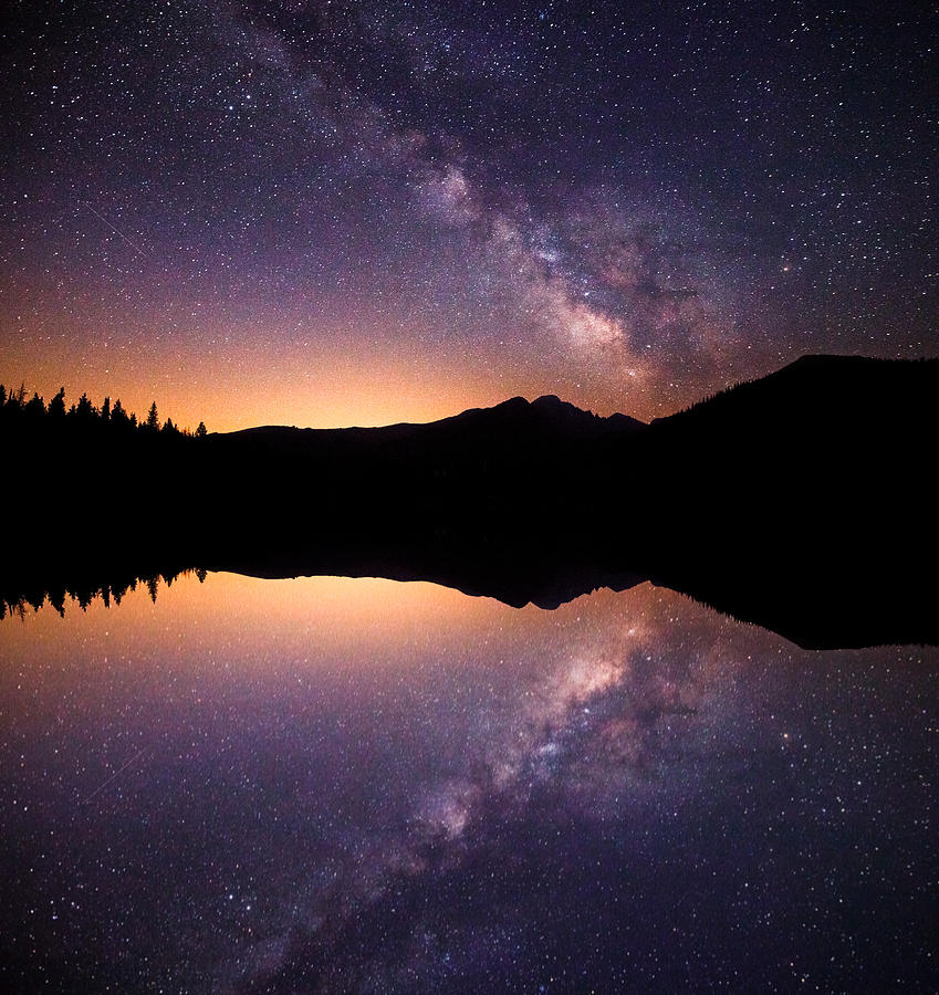 Bear lake Milky Way #1 Photograph by Darren White