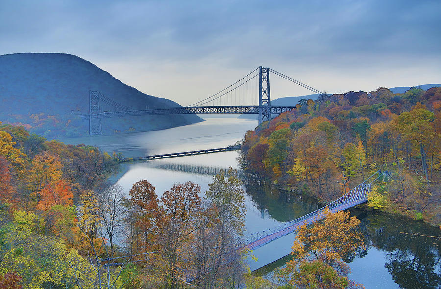 Bear Mountain Bridge Photograph by Charles Norfleet - Fine Art America