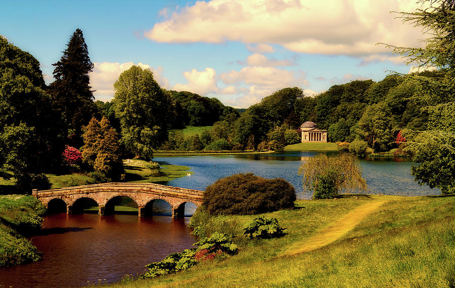 Beautiful Stourhead Estate Grounds - Yorkshire, England #1 Photograph by Mountain Dreams