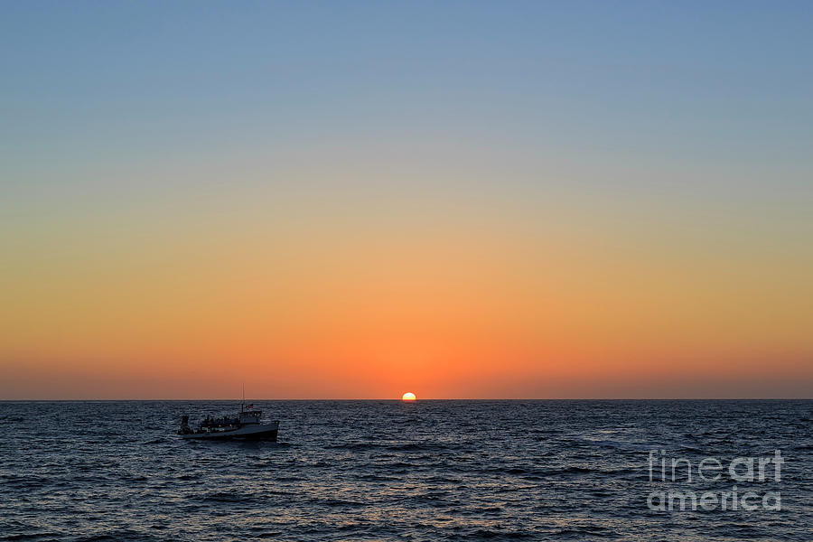 Beautiful sunset at Redondo Beach Photograph by Chon Kit Leong - Fine