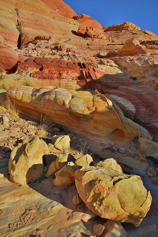 Beautiful Wash 3 in Valley of Fire #1 Photograph by Ray Mathis