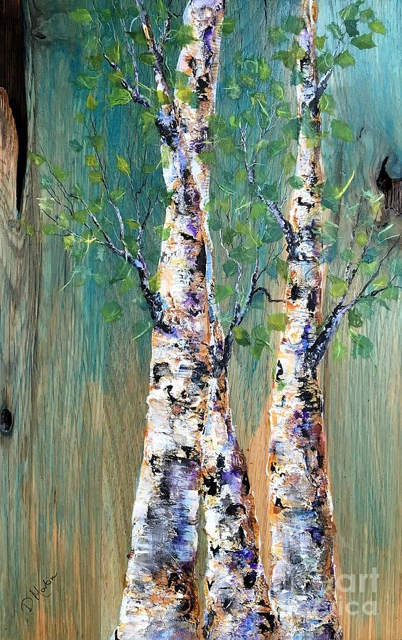 Tree Painting - Beautiful Whisper #1 by Donna Martin